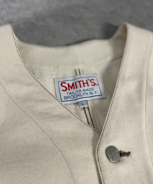 SMITH'S（スミス）の「【SMITH'S AMERICAN／スミス アメリカン】CHARLIE ENGINEER エンジニアジャケット（ブルゾン・メンズ・ブラック/キナリ・MEDIUM/LARGE）」の17枚目の写真