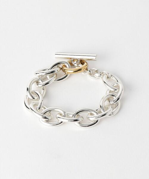 ASTRAET(アストラット)の「▲<in mood(インムード)>OVAL ブレスレット(ブレスレット・レディース・シルバー/ゴールド・FREE)」の1枚目の写真