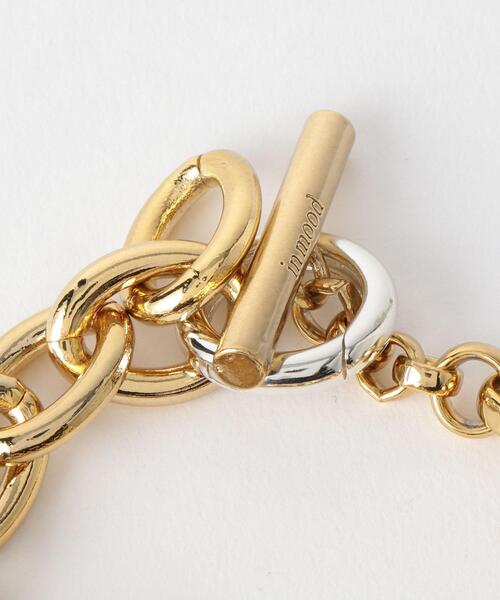 ASTRAET(アストラット)の「▲<in mood(インムード)>OVAL ブレスレット(ブレスレット・レディース・シルバー/ゴールド・FREE)」の5枚目の写真