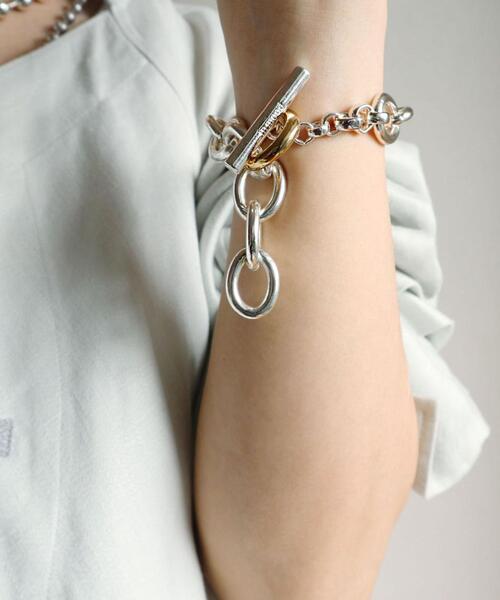 ASTRAET(アストラット)の「▲<in mood(インムード)>OVAL ブレスレット(ブレスレット・レディース・シルバー/ゴールド・FREE)」の8枚目の写真