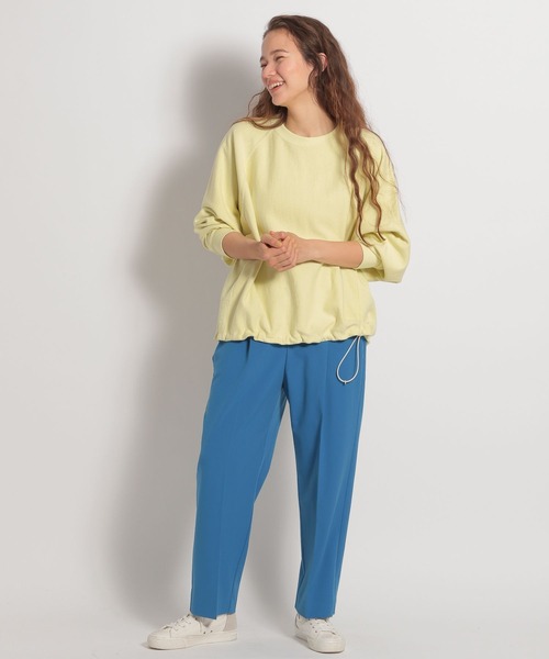 niko and...（ニコアンド）の「洗えるきちんとイージーテーパーパンツ（その他パンツ・レディース・ネイビー/ブルー/ライトグリーン/ライトベージュ・SMALL/MEDIUM/LARGE）」の16枚目の写真