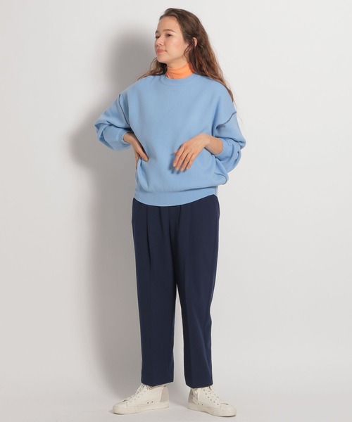 niko and...（ニコアンド）の「洗えるきちんとイージーテーパーパンツ（その他パンツ・レディース・ネイビー/ブルー/ライトグリーン/ライトベージュ・SMALL/MEDIUM/LARGE）」の15枚目の写真