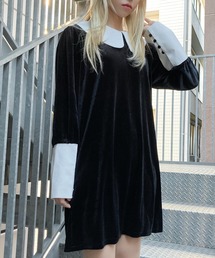 Figments | ビッグカラーベロアワンピース(ワンピース)