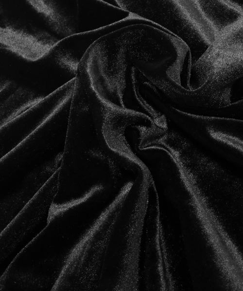 Figments（フィグメンツ）の「ビッグカラーベロアワンピース（ワンピース・レディース・ブラック・FREE）」の14枚目の写真