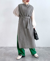 PAGEBOY | ハイネックロングベストワンピース(ワンピース)