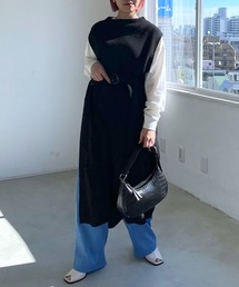 PAGEBOY | ハイネックロングベストワンピース(ワンピース)