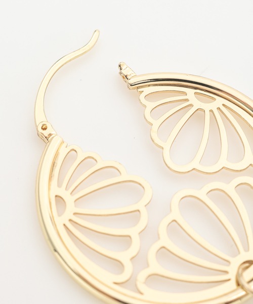倭物やカヤ(ワモノヤカヤ)の「【倭物やカヤ】-HANA KAMON- 花家紋ピアス(ピアス(両耳用)・レディース・その他1/その他2/その他3・FREE)」の6枚目の写真