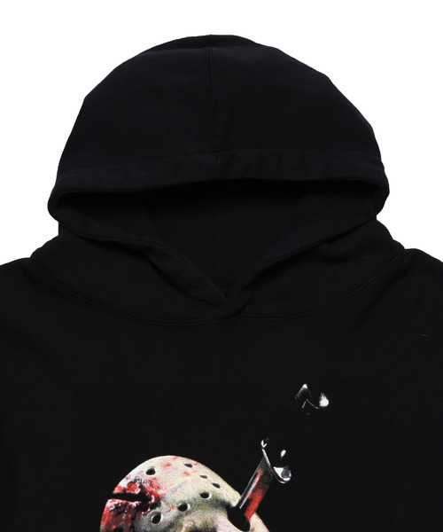 BAIT（ベイト）の「【2112_F13】FRIDAY THE 13TH MASK HOODIE 217-F13-PRK-001（パーカー・メンズ・ブラック・MEDIUM/LARGE/X-LARGE/XX-LARGE）」の6枚目の写真