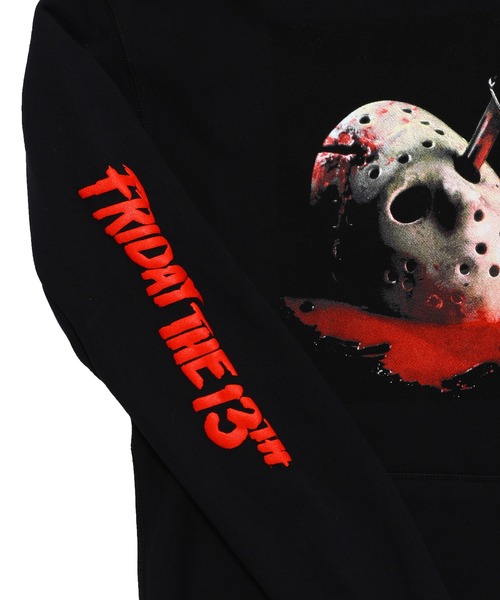BAIT（ベイト）の「【2112_F13】FRIDAY THE 13TH MASK HOODIE 217-F13-PRK-001（パーカー・メンズ・ブラック・MEDIUM/LARGE/X-LARGE/XX-LARGE）」の8枚目の写真