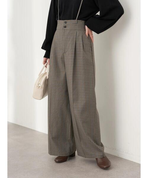 earth music&ecology（アースミュージックアンドエコロジー）の「2wayサス付きパンツ＊（その他パンツ・レディース・ブラック/その他12/ブラウン系その他4・S/M）」の6枚目の写真