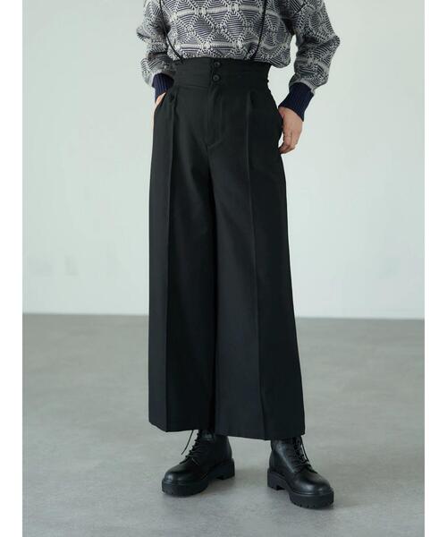 earth music&ecology（アースミュージックアンドエコロジー）の「2wayサス付きパンツ＊（その他パンツ・レディース・ブラック/その他12/ブラウン系その他4・S/M）」の8枚目の写真