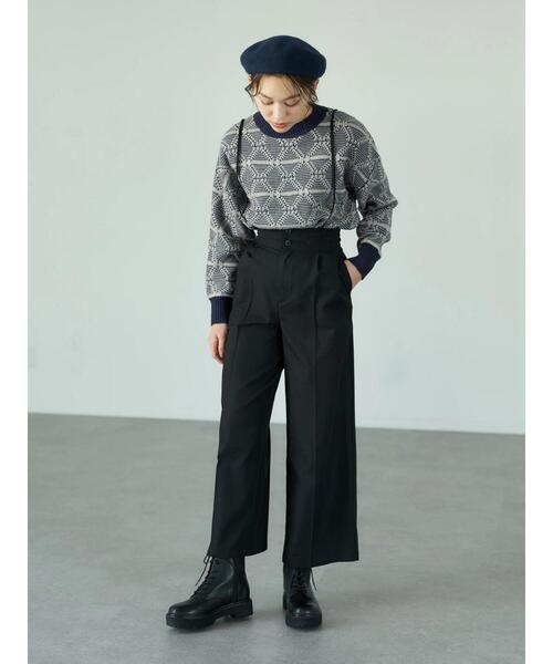 earth music&ecology（アースミュージックアンドエコロジー）の「2wayサス付きパンツ＊（その他パンツ・レディース・ブラック/その他12/ブラウン系その他4・S/M）」の10枚目の写真