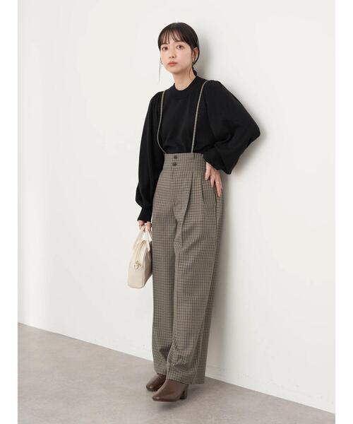 earth music&ecology（アースミュージックアンドエコロジー）の「2wayサス付きパンツ＊（その他パンツ・レディース・ブラック/その他12/ブラウン系その他4・S/M）」の17枚目の写真