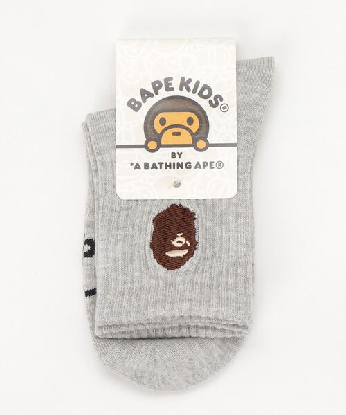 A BATHING APE（アベイシングエイプ）の「APE HEAD RIB SOCKS K