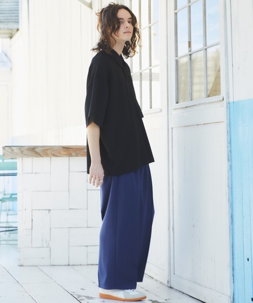 CASPER JOHN（キャスパージョン）の「Cleric polo shirts/クレリックポロシャツ（ポロシャツ・メンズ・ホワイト/ブラック/ネイビー/イエロー/ブラウン/グリーン・SMALL/MEDIUM/LARGE）」の21枚目の写真