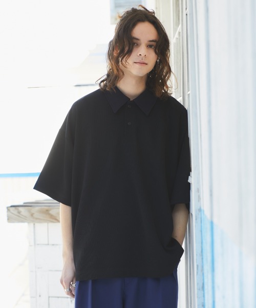 CASPER JOHN（キャスパージョン）の「Cleric polo shirts/クレリックポロシャツ（ポロシャツ・メンズ・ホワイト/ブラック/ネイビー/イエロー/ブラウン/グリーン・SMALL/MEDIUM/LARGE）」の22枚目の写真