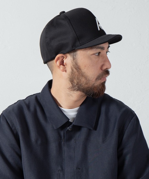 RACAL（ラカル）の「RA UMPIRE CAP / RA アンパイアキャップ（キャップ・メンズ・ベージュ/ネイビー/ブラック・X-LARGE/MEDIUM/LARGE）」の6枚目の写真