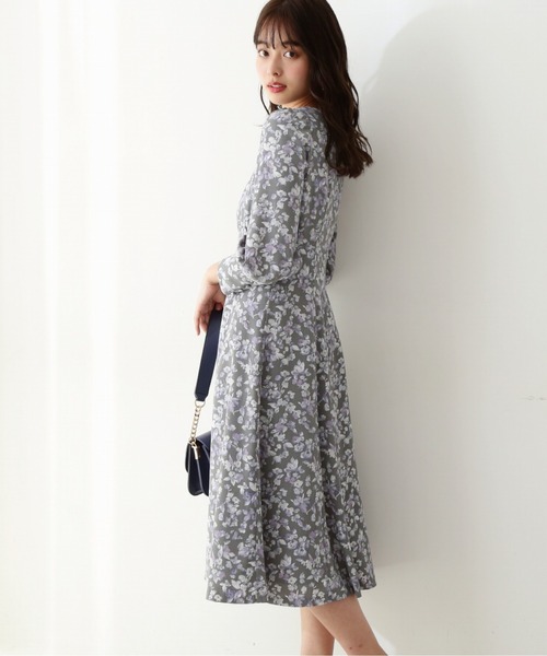 【Since Then】ハイウエストフローラルドレス ワンピース GIRL DRESS FOR NOW ドレス オープンショルダーチュールギャザー