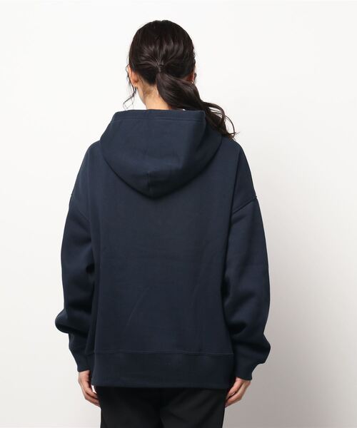 ALL ORDINARIES(オールオーディナリーズ)の「MILFORDビッグプルパーカー(パーカー・レディース・アッシュグレー/ベージュ/ネイビー・M)」の5枚目の写真