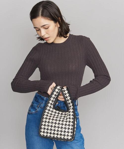 BEAUTY&YOUTH UNITED ARROWS（ビューティーアンドユースユナイテッドアローズ）の「BY ハウンドトゥース ショッパー トートバッグ（トートバッグ・レディース・その他1・FREE）」の14枚目の写真
