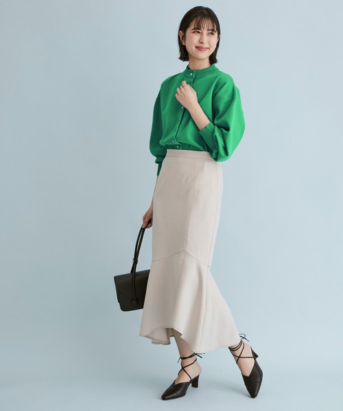 VIS（ビス）の「カルゼマーメイドスカート（スカート・レディース・ブラック/ベージュ/ライトグリーン・S/M）」の21枚目の写真