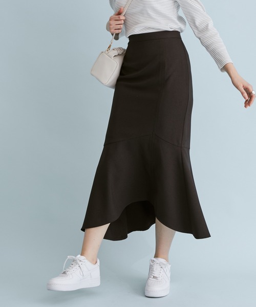 VIS（ビス）の「カルゼマーメイドスカート（スカート・レディース・ブラック/ベージュ/ライトグリーン・S/M）」の16枚目の写真