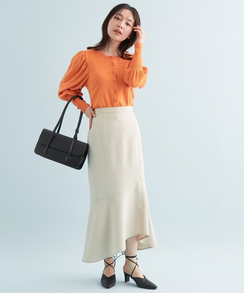 VIS（ビス）の「カルゼマーメイドスカート（スカート・レディース・ブラック/ベージュ/ライトグリーン・S/M）」の6枚目の写真