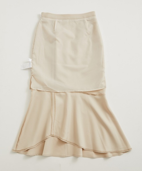 VIS（ビス）の「カルゼマーメイドスカート（スカート・レディース・ブラック/ベージュ/ライトグリーン・S/M）」の13枚目の写真