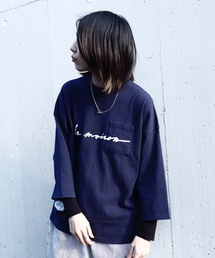 AFYF rovtski ロフトスキー 長袖　カットソー ダメージ加工 プリント rovtski｜ロフトスキーのTシャツ⁄カットソー（長袖）通販 - ZOZOTOWN