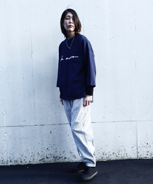 rovtski（ロフトスキー）の「SHARE ROOMS ROOM T LA MAISON/シェアルームス オーバーサイズ ルームTシャツ（Tシャツ/カットソー・メンズ・ブラック/ネイビー/オフホワイト・FREE）」の6枚目の写真