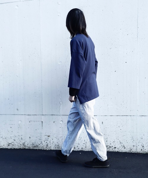 rovtski（ロフトスキー）の「SHARE ROOMS ROOM T LA MAISON/シェアルームス オーバーサイズ ルームTシャツ（Tシャツ/カットソー・メンズ・ブラック/ネイビー/オフホワイト・FREE）」の7枚目の写真