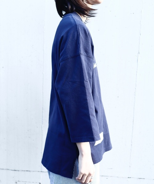 rovtski（ロフトスキー）の「SHARE ROOMS ROOM T LA MAISON/シェアルームス オーバーサイズ ルームTシャツ（Tシャツ/カットソー・メンズ・ブラック/ネイビー/オフホワイト・FREE）」の18枚目の写真