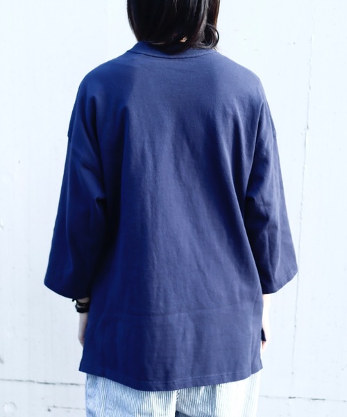 rovtski（ロフトスキー）の「SHARE ROOMS ROOM T LA MAISON/シェアルームス オーバーサイズ ルームTシャツ（Tシャツ/カットソー・メンズ・ブラック/ネイビー/オフホワイト・FREE）」の19枚目の写真