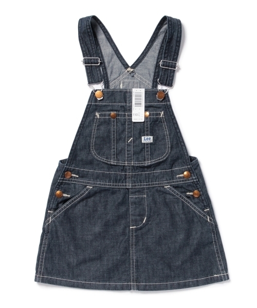 B:MING by BEAMS(ビーミングバイビームス)の「Lee / オーバーオールスカート(ワンピース・キッズ・ブルー系その他・100/90/110/120/130)」の13枚目の写真