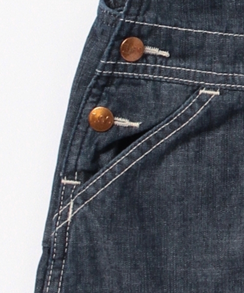 B:MING by BEAMS(ビーミングバイビームス)の「Lee / オーバーオールスカート(ワンピース・キッズ・ブルー系その他・100/90/110/120/130)」の10枚目の写真