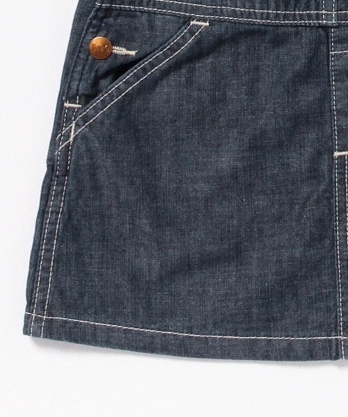 B:MING by BEAMS(ビーミングバイビームス)の「Lee / オーバーオールスカート(ワンピース・キッズ・ブルー系その他・100/90/110/120/130)」の11枚目の写真