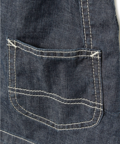 B:MING by BEAMS(ビーミングバイビームス)の「Lee / オーバーオールスカート(ワンピース・キッズ・ブルー系その他・100/90/110/120/130)」の3枚目の写真