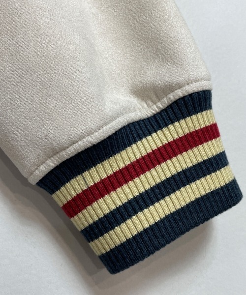 SKOOKUM(スクーカム)の「SKOOKUM×JEフェイクスウェード刺繍スタジャン(スタジャン・メンズ・ブラック/ネイビー/グリーン・M/L)」の5枚目の写真