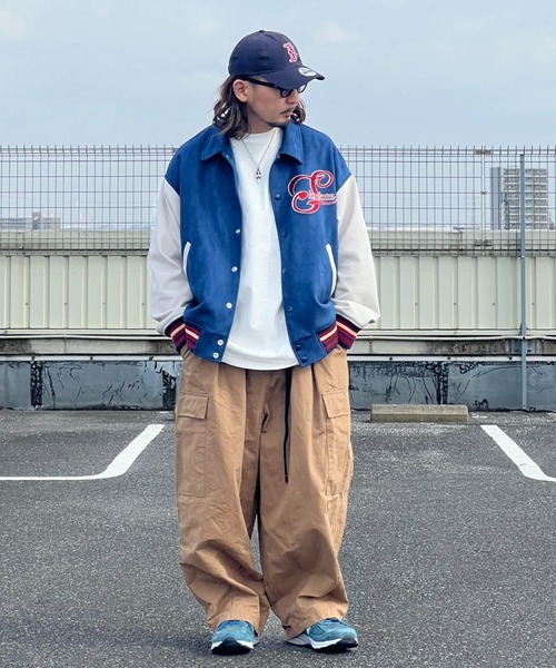 SKOOKUM(スクーカム)の「SKOOKUM×JEフェイクスウェード刺繍スタジャン(スタジャン・メンズ・ブラック/ネイビー/グリーン・M/L)」の19枚目の写真