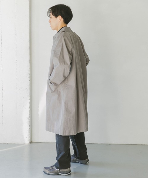 URBAN RESEARCH DOORS（アーバンリサーチドアーズ）の「C/N バルマカンコート（ステンカラーコート・メンズ・グレー系その他/スミクロ・38/40）」の8枚目の写真