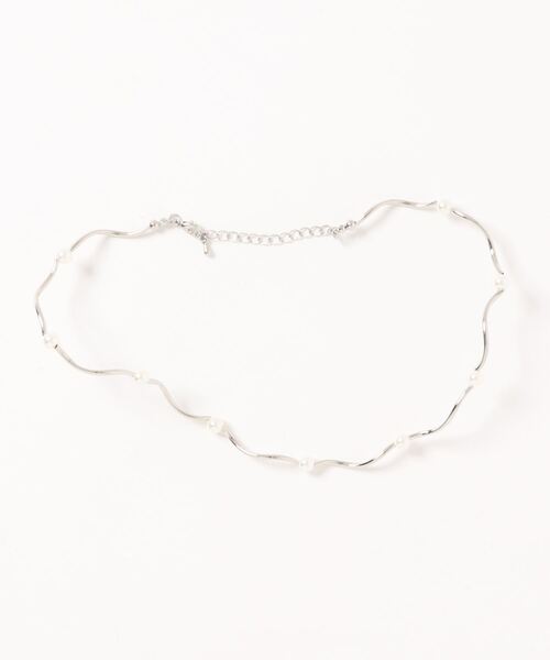 lilLilly（リルリリー）の「パールウェーブチョーカー（チョーカー・レディース・シルバー/ゴールド・FREE）」の3枚目の写真