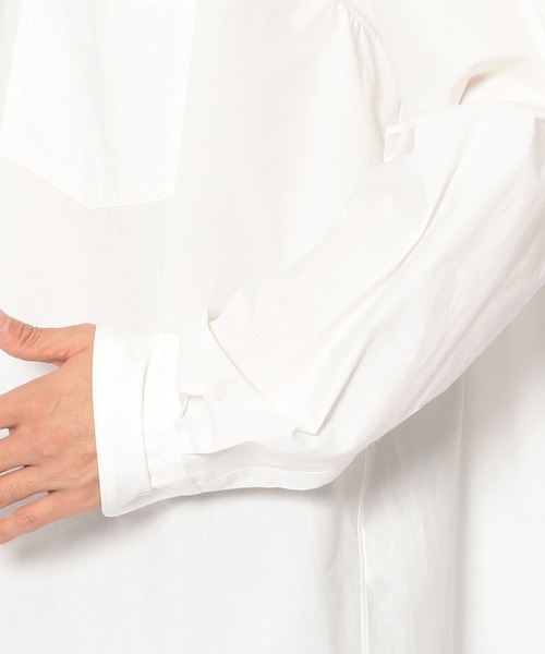 Modern Amusement(モダンアミューズメント)の「ModernAmusement-Platino-/モダンアミューズメント-プラティノ-/レギュラーワイドプリントシャツ(シャツ/ブラウス・メンズ・ホワイト/ピンク・48/50)」の7枚目の写真