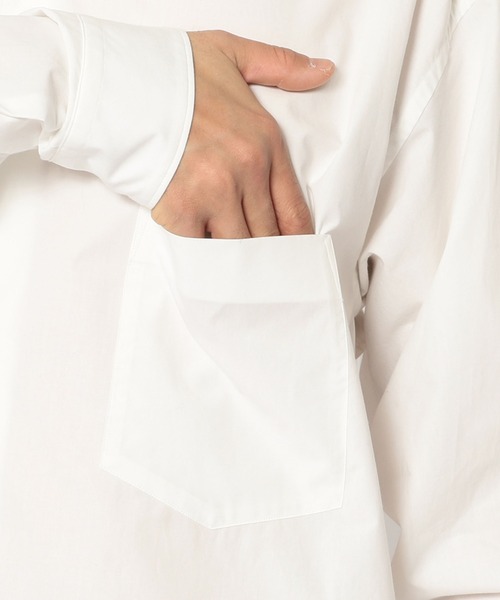 Modern Amusement(モダンアミューズメント)の「ModernAmusement-Platino-/モダンアミューズメント-プラティノ-/レギュラーワイドプリントシャツ(シャツ/ブラウス・メンズ・ホワイト/ピンク・48/50)」の9枚目の写真