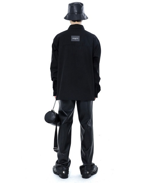 BASIC COTTON(ベーシックコットン)の「【BASIC COTTON/ベーシックコットン】 LEATHER BUCKET HAT/レザーバケットハット バケハ(ハット・メンズ・ブラック・ONE SIZE)」の14枚目の写真