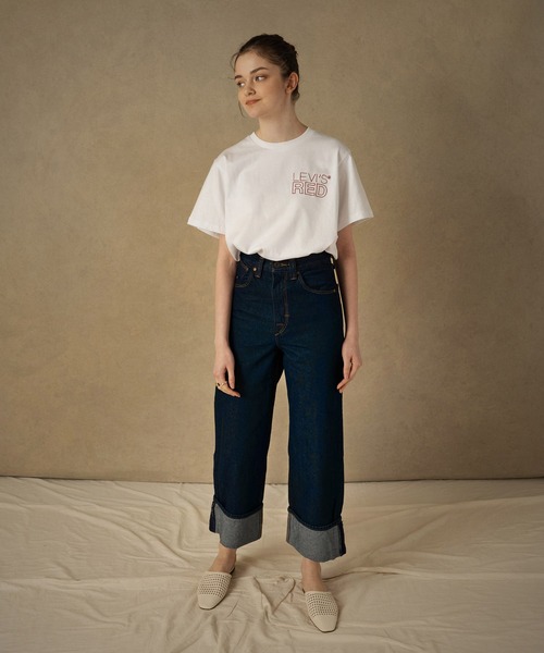 Levi's(リーバイス)の「Levi's(R) RED JET Tシャツ LEFT CHEST LOGO WHITE +(Tシャツ/カットソー・レディース・マルチ・S/M/XS)」の12枚目の写真