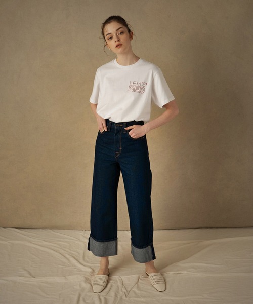 Levi's(リーバイス)の「Levi's(R) RED JET Tシャツ LEFT CHEST LOGO WHITE +(Tシャツ/カットソー・レディース・マルチ・S/M/XS)」の13枚目の写真