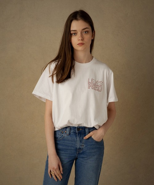 Levi's(リーバイス)の「Levi's(R) RED JET Tシャツ LEFT CHEST LOGO WHITE +(Tシャツ/カットソー・レディース・マルチ・S/M/XS)」の14枚目の写真