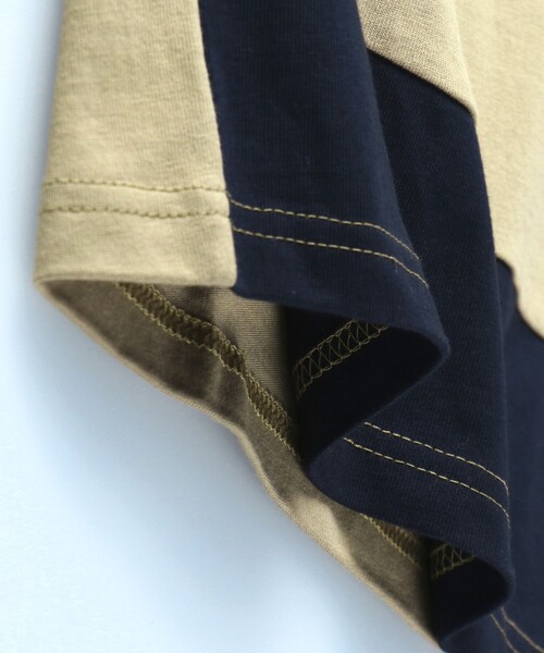 NAUTICA(ノーティカ)の「【NAUTICA/ノーティカ】配色切替長袖Tシャツ(Tシャツ/カットソー・キッズ・ベージュ/ネイビー・130/120/140/150)」の21枚目の写真