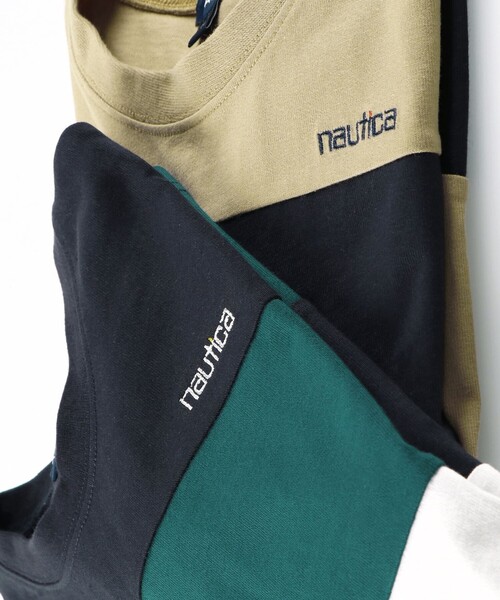 NAUTICA(ノーティカ)の「【NAUTICA/ノーティカ】配色切替長袖Tシャツ(Tシャツ/カットソー・キッズ・ベージュ/ネイビー・130/120/140/150)」の22枚目の写真