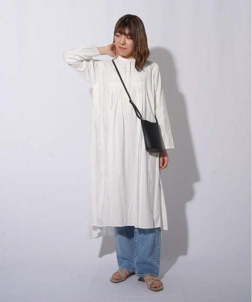 LUCA/LADY LUCK LUCA ウェザーストレッチシャツ 日本製 LADY LUCK LUCA（レディラックルカ） ブラウス シャツ LC/LLL